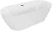 Wanny - Mexen Roxy wanna wolnostojąca 180 x 85 cm, biała, przelew różowe złoto - 51201808500-60 - miniaturka - grafika 1