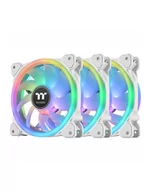 Chłodzenie procesora - Thermaltake SWAFAN 14 RGB Radiator Fan TT Premium Edition White (3-Fan Pack), case fan (Kolor: BIAŁY, 3-pack, incl. controller) - miniaturka - grafika 1