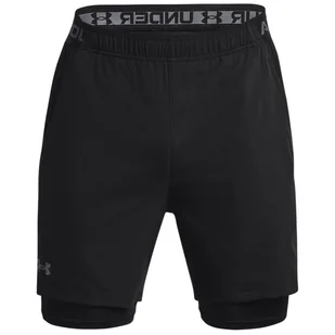 Męskie szorty Under Armour Vanish Woven 2in1 Sts Rozmiar: XL / Kolor: czarny/szary - Spodenki męskie - miniaturka - grafika 1