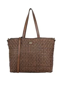 DreiMaster shopper skórzana damska 39125199, brązowy, jeden rozmiar - Torebki damskie - miniaturka - grafika 1