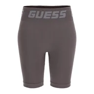 Spodenki damskie - Damskie Spodenki GUESS TRUDY SEAMLESS BIKER V2BD04Z3290-G1CE – Szary - miniaturka - grafika 1