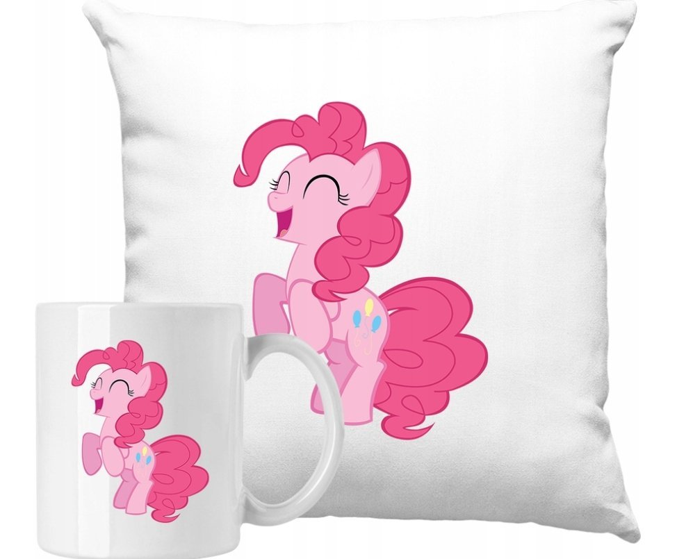 ZESTAW PODUSZKA + KUBEK My Little Pony Pinkie Pie Pomysł Na Prezent