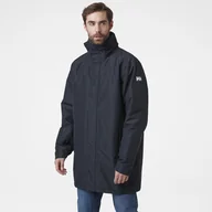 Płaszcze męskie - Męski Płaszcz ocieplany HELLY HANSEN DUBLINER INSULATED LONG JACKET 53510_597 – Granatowy - miniaturka - grafika 1