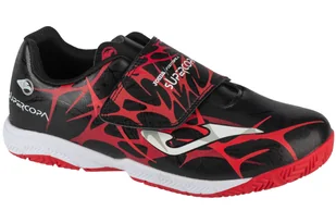 Joma Super Copa Jr 2501 INV SCJS2501INV, dla chłopca, buty halowe - halówki, Czarne - Piłka nożna - miniaturka - grafika 1