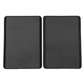 Pozostałe akcesoria dla kotów - Mata pod kuwetę dla kota wycieraczka czarna xxl - miniaturka - grafika 1