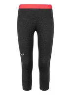 Spodnie sportowe damskie - Salewa Legginsy funkcyjne "Boa" w kolorze czarnym - miniaturka - grafika 1