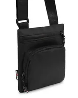 Torby męskie - Mała torba męska na ramię praktyczna saszetka na pasku czarna Pako Jeans - miniaturka - grafika 1