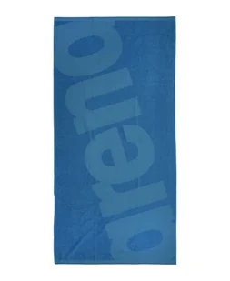 Ręcznik kąpielowy plażowy na basen bawełniany duży Arena Blue 180x90 cm - Okrycia kąpielowe dla dzieci - miniaturka - grafika 1