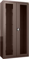 Meble i wyposażenie gabinetów medycznych - MD/2s.8017 szafa lekarska 2-skrzydłowa 1-komorowa brązowa - miniaturka - grafika 1