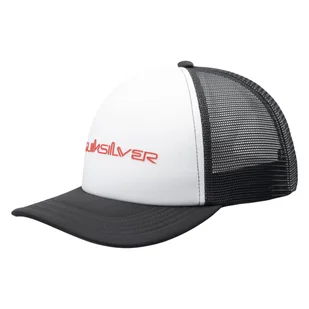 Męska Czapka z daszkiem QUIKSILVER OMNI TRUCKER AQYHA05377-WBB0 – Biały - Czapki męskie - miniaturka - grafika 1