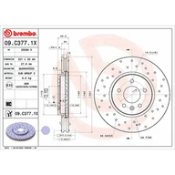 Tarcze hamulcowe - Tarcza hamulcowa BREMBO 09.C377.1X - miniaturka - grafika 1