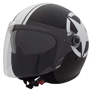 PREMIER HELM VANGARDE STAR 9 BM, czarny/biały, M - Kaski motocyklowe - miniaturka - grafika 1
