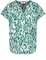 Bluzki damskie - GERRY WEBER Edition Bluzka damska, Zielony/liliowy/różowy nadruk, 42 PL - miniaturka - grafika 1
