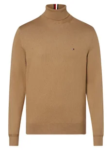 Tommy Hilfiger Sweter z dodatkiem kaszmiru Mężczyźni drobna dzianina beżowy jednolity, XXL - Swetry męskie - miniaturka - grafika 1