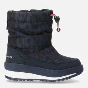 Trzewiki dziecięce Tommy Hilfiger T3B6-32547-1486800- 29 Niebieskie (8052578036594) - Buty dla dziewczynek - miniaturka - grafika 1