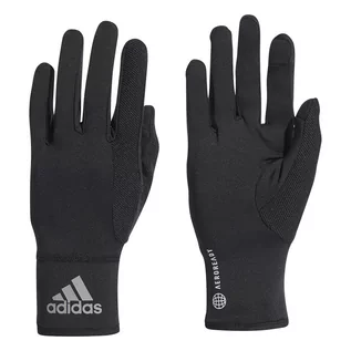 Rękawiczki - Adidas, Rękawiczki Aeroready, HI5635, Rozmiar XL, Czarne - grafika 1