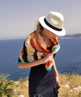 Apaszki i szaliki damskie - Jedwabna chusta premium, 90 cm - 90cm - miniaturka - grafika 1