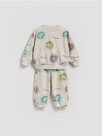 Spodenki dla niemowląt - Reserved - Bawełniany komplet SmileyWorld® - jasnoszary - miniaturka - grafika 1