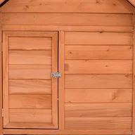 Akcesoria do hodowli zwierząt - shumee Klatka dla kurcząt 152x96x110 cm lita jodła - miniaturka - grafika 1