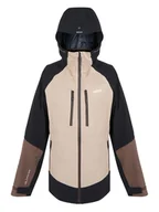 Kurtki i kamizelki sportowe damskie - Regatta Kurtka funkcyjna 3w1 "Carletta IX" w kolorze beżowo-czarnym - miniaturka - grafika 1