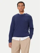 Bluzy męskie - Tommy Hilfiger Bluza UM0UM03620 Niebieski Regular Fit - miniaturka - grafika 1