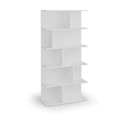 Regały biurowe - Regał CASCADE, 800x300x1766 mm, biały - miniaturka - grafika 1