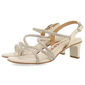 Sandały damskie - GIOSEPPO Arapua, sandały damskie, srebrne metaliczne, 36 EU, Materiał: Srebro, 36 EU - miniaturka - grafika 1