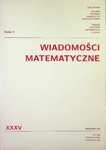 Wiadomości matematyczne - Matematyka - miniaturka - grafika 1