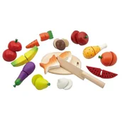 Zabawki AGD - VIGA Drewniany zestaw do krojenia Piknik 59560 - miniaturka - grafika 1