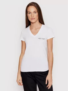 Koszulki i topy damskie - Giorgio Armani Exchange T-Shirt 8NYT81 YJG3Z 1000 Biały Regular Fit - grafika 1