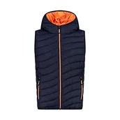 Kurtki i płaszcze dla chłopców - CMP - Kid Vest Fix Hood, Boy, Black Blue, 116 - miniaturka - grafika 1