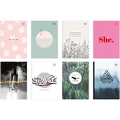 Szkolne artykuły papiernicze - Inter-druk Bruliony A5 96 kartek w linie - BRA5SZFL - miniaturka - grafika 1