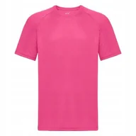 Koszulki męskie - Koszulka męska sportowa FRUIT LOOM Performance 613900 RÓŻ FUKSJA XL - miniaturka - grafika 1