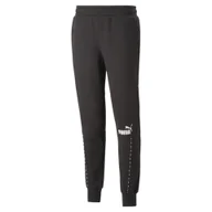 Spodnie sportowe męskie - Spodnie Puma Ess Block X Tape Sweatpants Fl Cl B, Mężczyźni - miniaturka - grafika 1