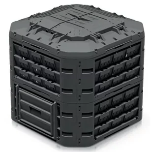 Kompostownik PROSPERPLAST Compogreen Vario IKST650C 650 L Czarny - Kompostowniki - miniaturka - grafika 1
