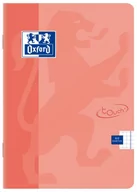 Zeszyty szkolne - Oxford Zeszyt TOUCH PASTEL A5 60k 90g kratka z marginesem koral 400151700 400151700 - miniaturka - grafika 1