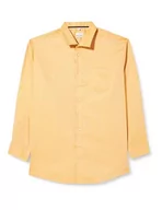 Koszule męskie - Seidensticker Męska koszula biznesowa - Regular Fit - Łatwa do prasowania - Kołnierz Kent - Długi rękaw - 100% bawełna, żółty, 42 - miniaturka - grafika 1