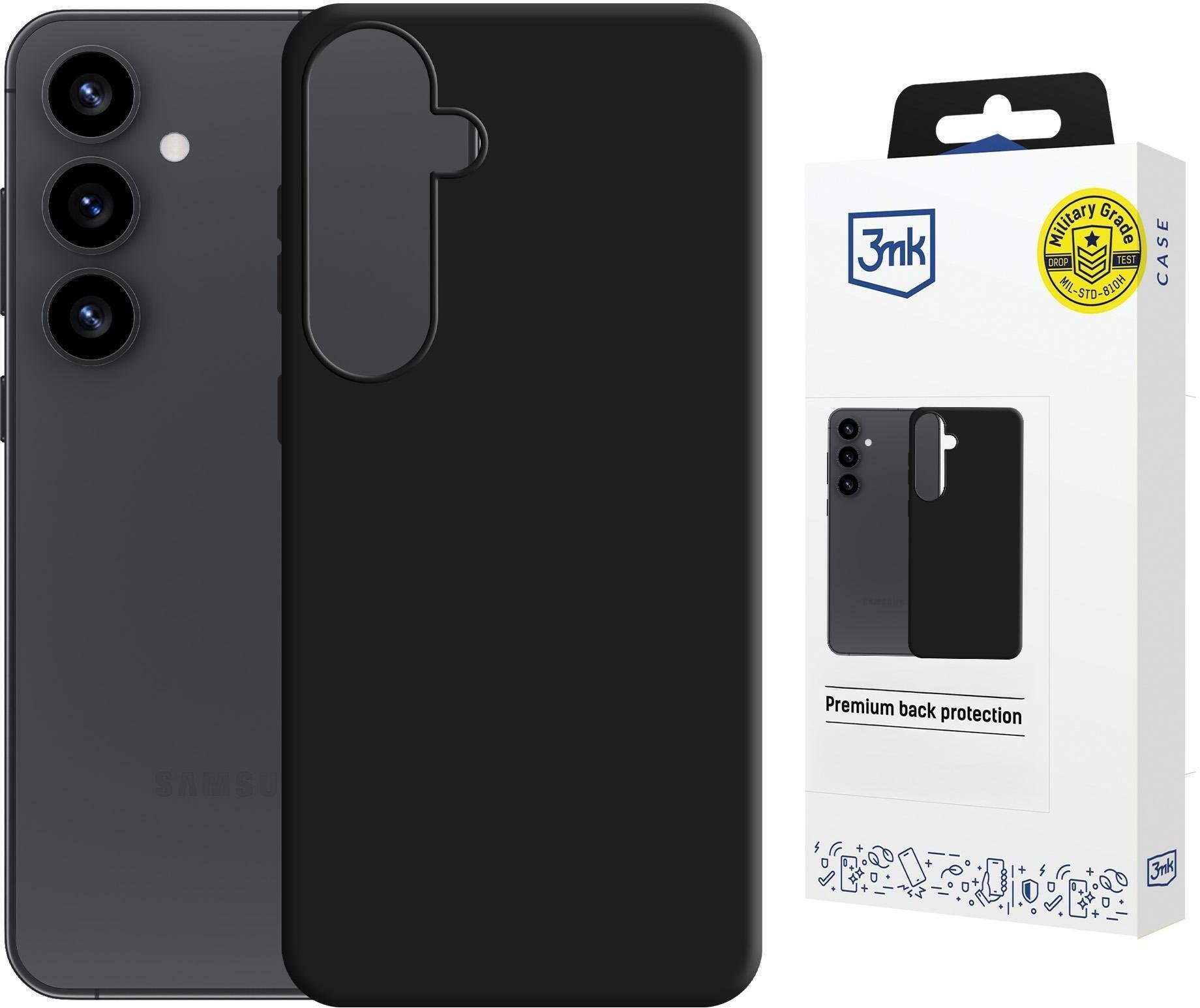 3MK Samsung Galaxy S25+ - 3mk Hardy Mellow MagCase Black