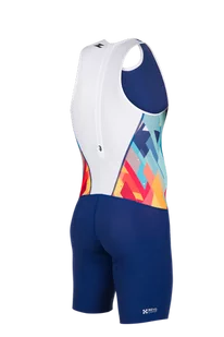 ZEROD Strój triathlonowy męski RACER TRISUIT kubik block - Bielizna sportowa męska - miniaturka - grafika 3