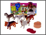 Figurki dla dzieci - Hipo Psy 8-9cm 5szt w worku HB2644E - miniaturka - grafika 1