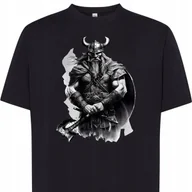 Koszulki męskie - Koszulka Viking Valhalla Ragnarok M 3253 Czarna - miniaturka - grafika 1