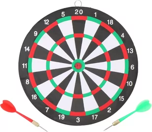 Tarcza do darta dwustronna MASTERDARTS 24cm - Dart - miniaturka - grafika 1