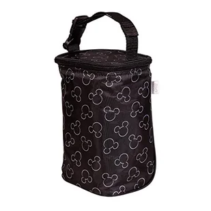 Disney Baby by J.L. Childress Tall TwoCOOL chłodziarka do mleka matki, butelka dla niemowląt i torba na jedzenie dla niemowląt Mickey Black - Akcesoria do karmienia - miniaturka - grafika 1