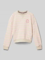 Bluzy dla dziewczynek - Bluza z okrągłym dekoltem - miniaturka - grafika 1