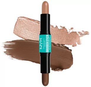 NYX Professional Makeup - WONDER STICK - DualEnded Face Shaping Stick - Sztyft do konturowania twarzy - 2x4 g - 04 MEDIUM - Bronzery i konturowanie twarzy - miniaturka - grafika 1