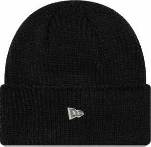 New Era Czapka zimowa NEW ERA Wide Cuff Knit Beanie Black - Czapki damskie - miniaturka - grafika 1