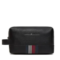 Kosmetyczki, organizery i kuferki - Kosmetyczka Tommy Hilfiger Transit Medium Washbag AM0AM12516 Czarny - miniaturka - grafika 1