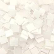 Zabawki kreatywne - Mozaika ton in ton biała 10x10 mm - 190 sztuk - miniaturka - grafika 1