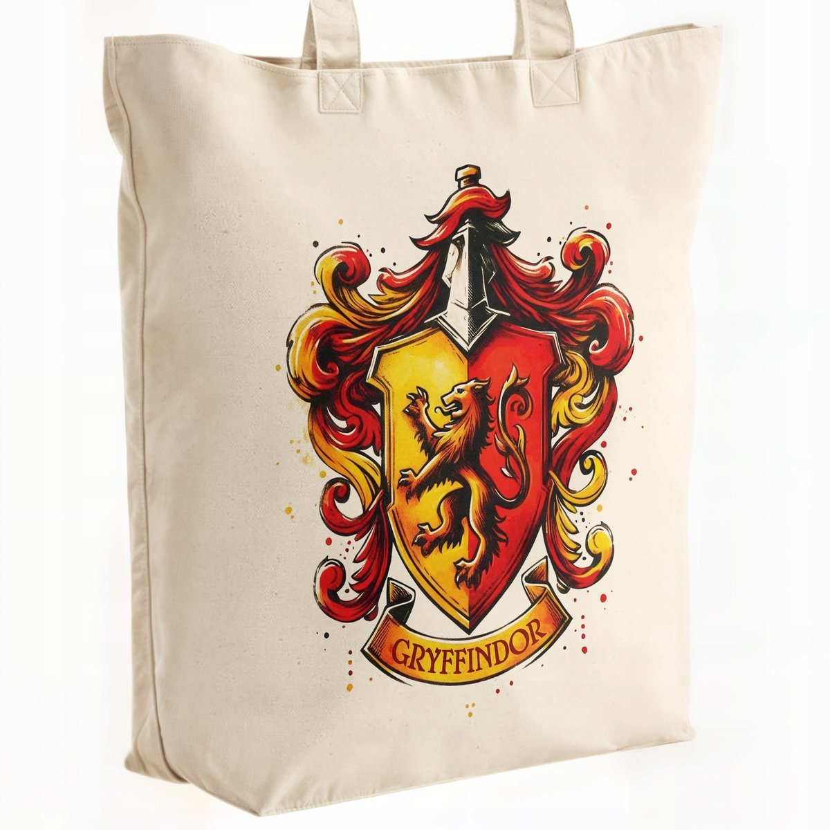 Torba bawełniana premium Harry Potter Gryffindor Dla Fanów Prezent