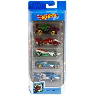 MATTEL HOT WHEELS Auto 1:64 pięciopak - Samochody i pojazdy dla dzieci - miniaturka - grafika 1